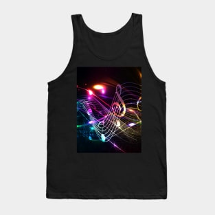 Music in Color - Musical Notes Tank Top